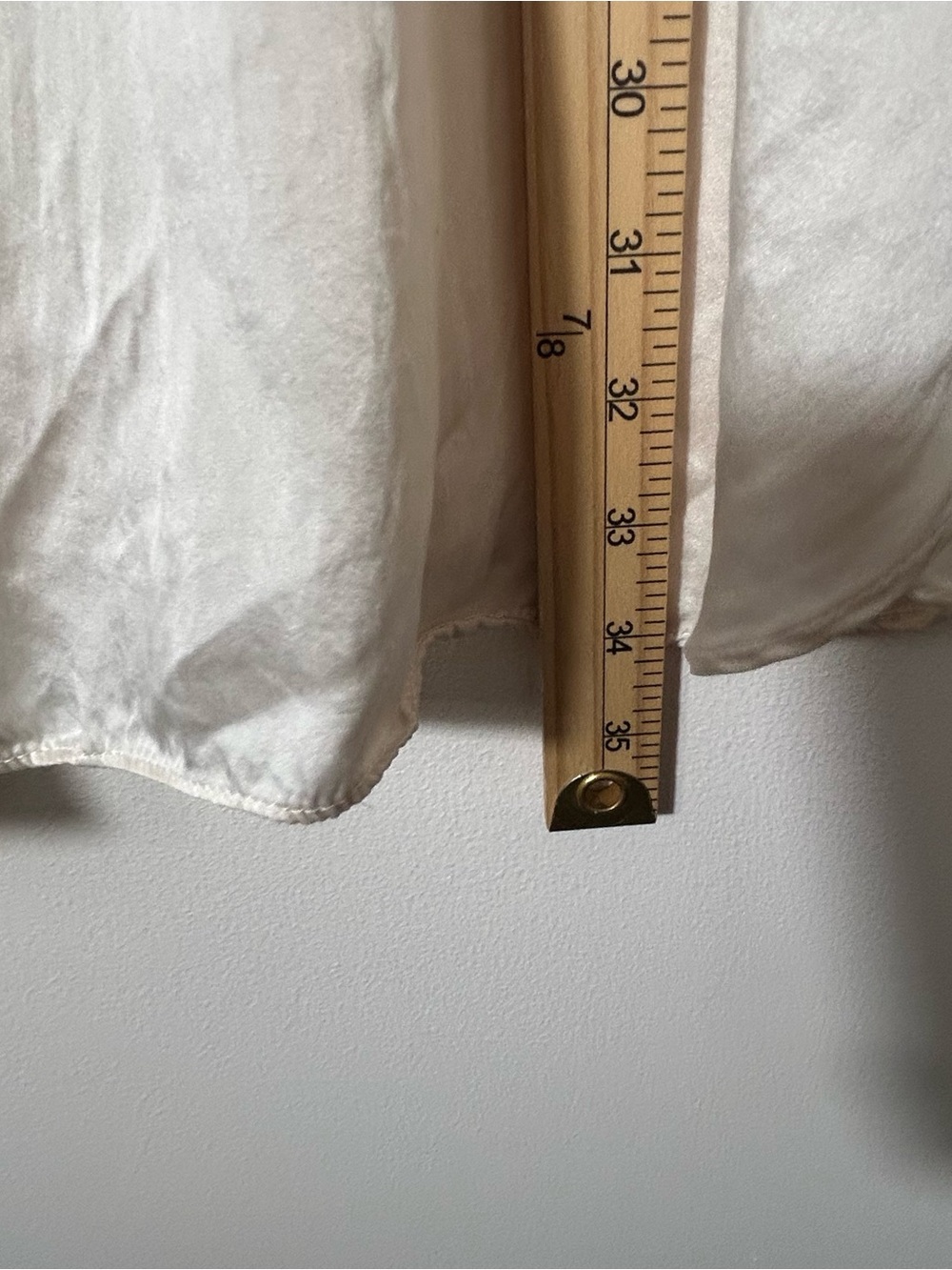 Vintage‎ Victorias Secret Silk Robe Size PS Petite Ivory Long Sleeve Sleep READ - Picture 4 of 14